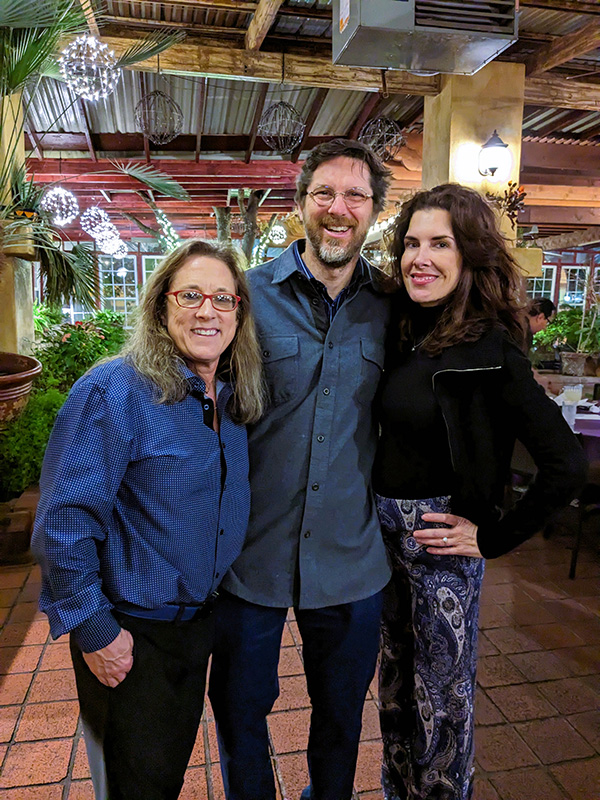 Rebecca Turner with clients at Economic Update Dinner after January 2023 Ice storm