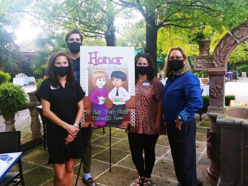 Masked Event Crew for Honor Book Release Party
