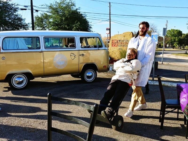 The Bubble Bus at Wealth Strategy Advisors in Fort Worth